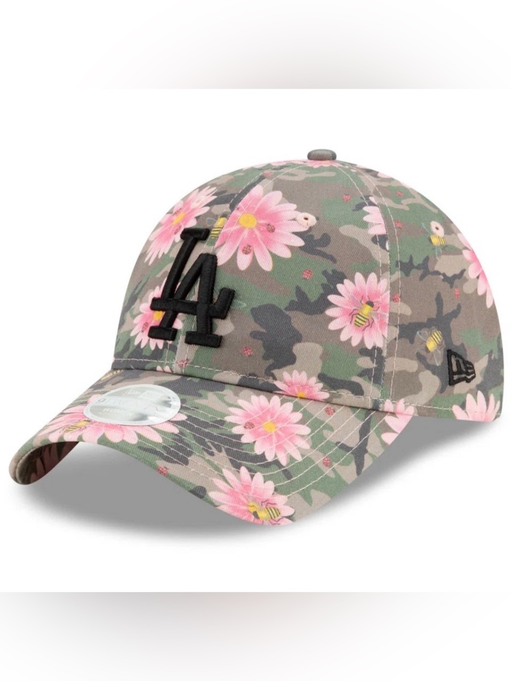 Women's Los Angeles Dodgers New Era Camo Floral Morning 9TWENTY Adjustable Hat